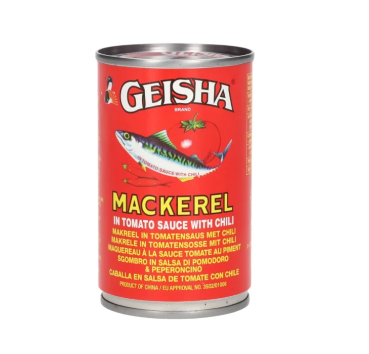 GEISHA CANNED MACKEREL WITH CHILI
